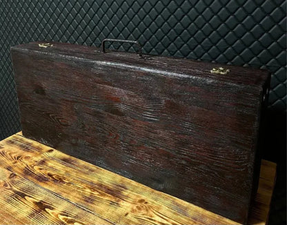 “HEARTY” Skewer Set in a Wooden Case