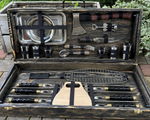 “KHAN” Skewer Set in a Wooden Case-Table