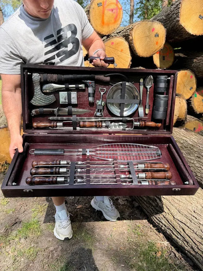 "ARISTOCRAT" varraskomplekt puitkastis