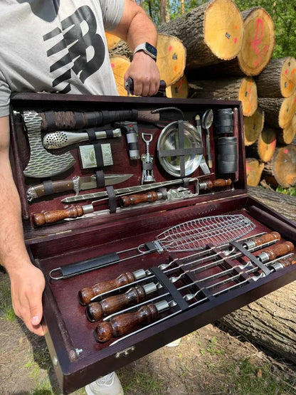 "ARISTOCRAT" varraskomplekt puitkastis