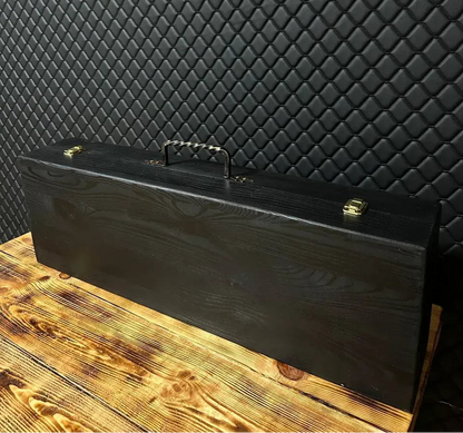 "FIRE" Skewer Set in a Wooden Case