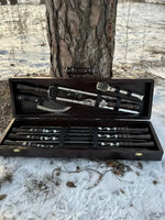 Skewer Set in Wooden Case "FIAT"