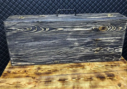"GRAPHITE" Skewer Set in a Wooden Case