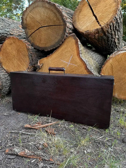 Skewer Set in a Wooden Case "LEADER"