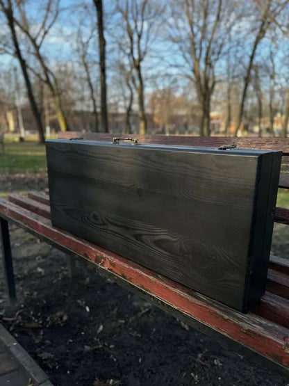 Подарочный набор шампуров "ДОН" в деревянном кейсе