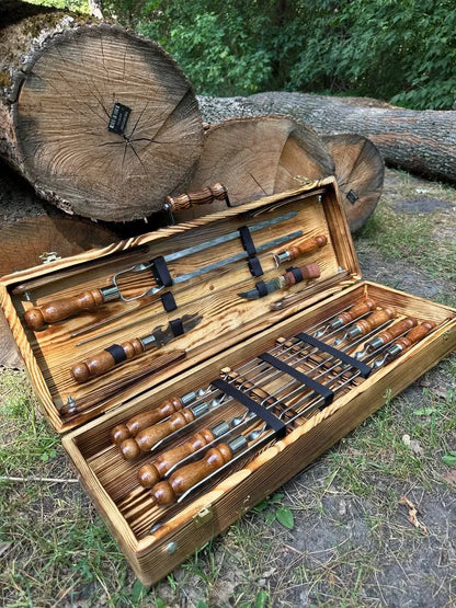 Vardaskomplekt puidust karbis "MESI"