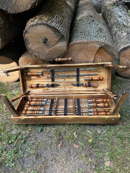 Vardaskomplekt puidust karbis "MESI"