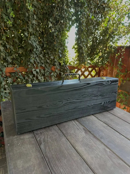 Skewer Set in Wooden Case "PANTHERA"