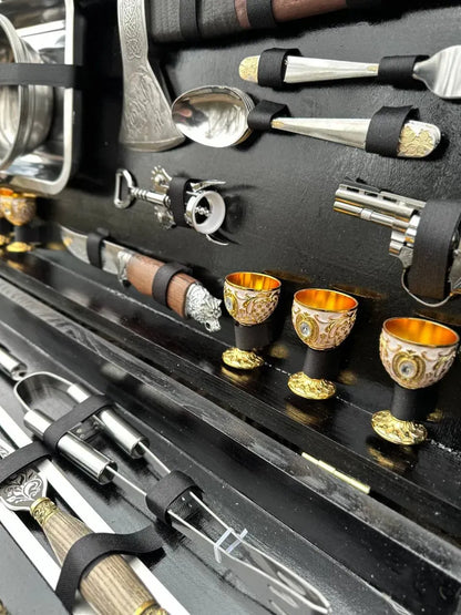 "ROYAL" Skewer Set in a Wooden Case