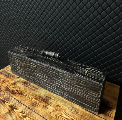 "ZEBRA" Skewer Set in a Wooden Case